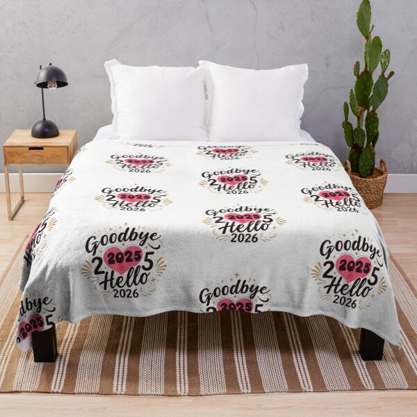 Item preview, Goodbye 2025 Hello 2026 – Festive New Year Typography Design with Heart and Star Accents” designed and sold by PixelVibe782.