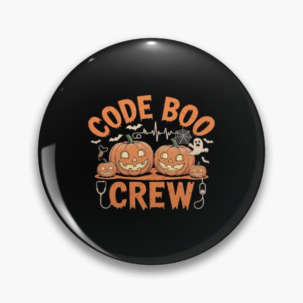 Artikelvorschau, Code Boo Crew Kürbis-Krankenschwester Halloween Gruselige CRNA RN entworfen und verkauft von PeteHomenick.