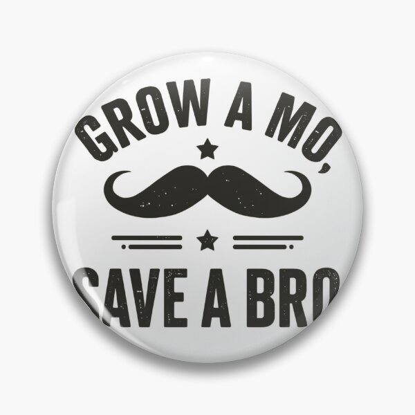 Item preview, Grow a Mo, Save a Bro – Movember Mustache Awareness Shirt designed and sold by ZACKLAB.