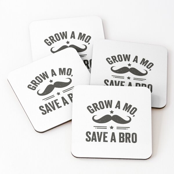 Item preview, Grow a Mo, Save a Bro – Movember Mustache Awareness Shirt designed and sold by ZACKLAB.