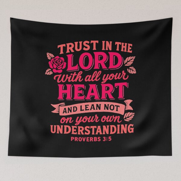 Item preview, Proverbs 3:5 Trust in the LORD with all your heart designed and sold by plushism.