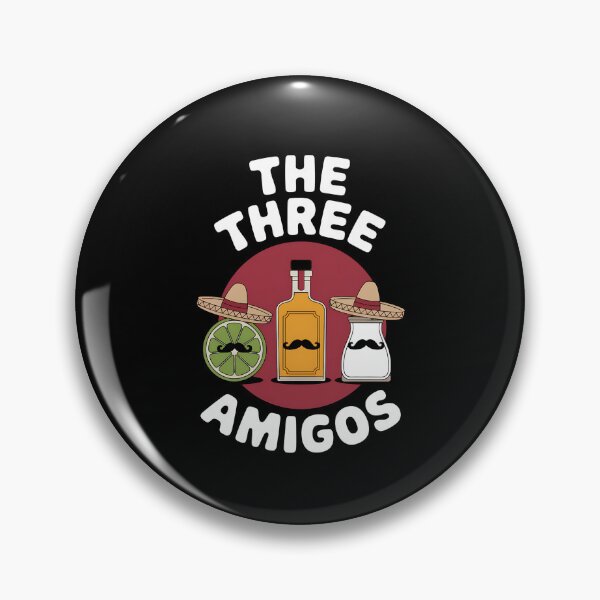 Item preview, The Three Amigos Tequila Salt Lime Spanish Hombre Lover designed and sold by Sunset4Bones.