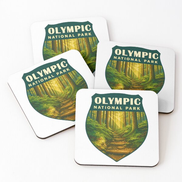 Item preview, Olympic National Park Retro Sticker designed and sold by Ismeal Von.