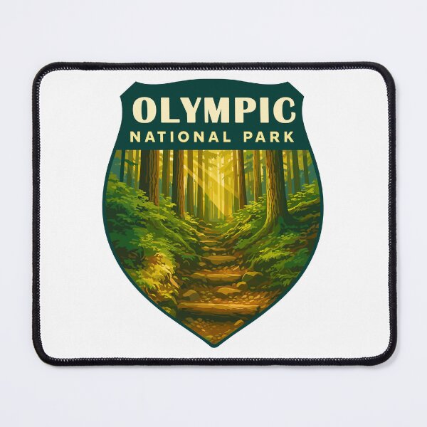 Item preview, Olympic National Park Retro Sticker designed and sold by Ismeal Von.