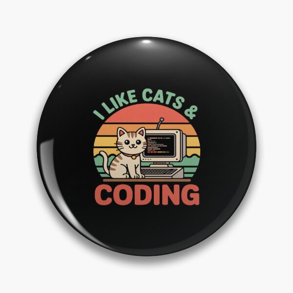 Item preview, Coder Programmer Cat Lover Cat Dad I Like Cats & Coding designed and sold by PeteHomenick.