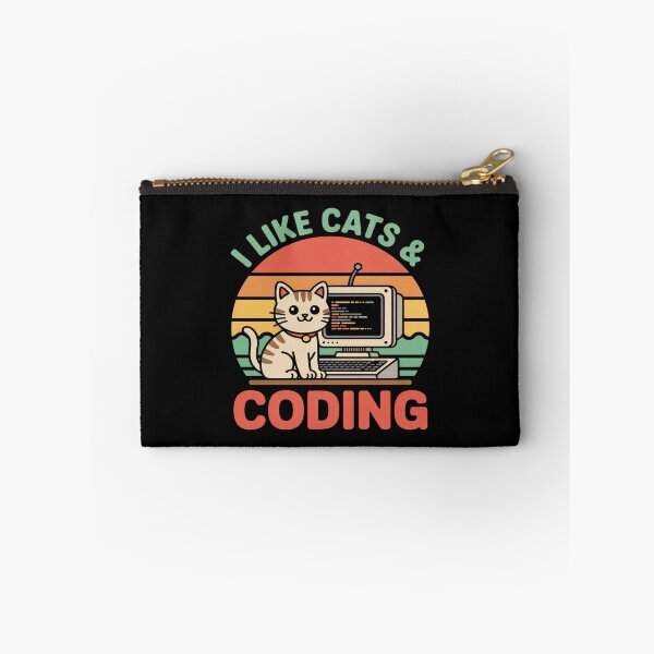 Item preview, Coder Programmer Cat Lover Cat Dad I Like Cats & Coding designed and sold by PeteHomenick.