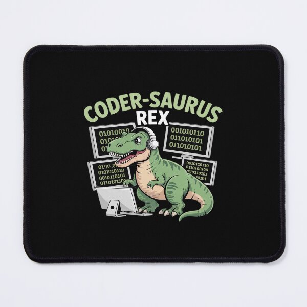 Item preview, Coder-saurus Rex Neon Dino Programmer Gear designed and sold by PeteHomenick.