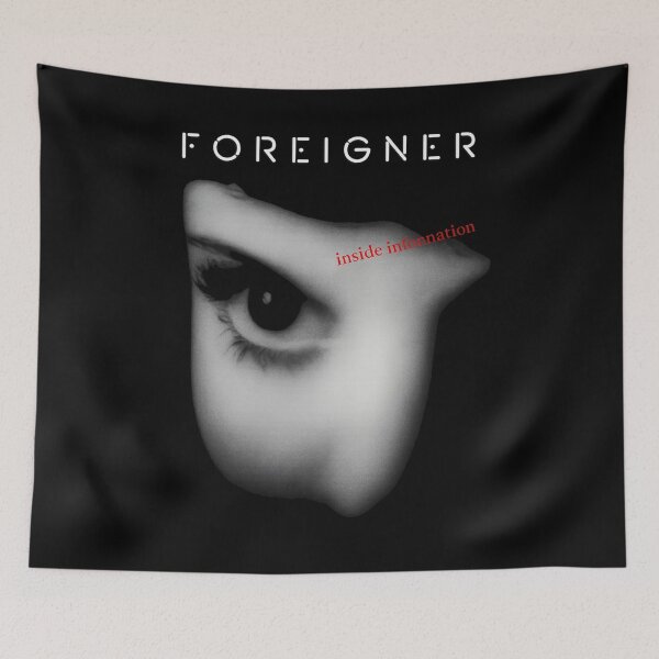 Item preview, Foreigner – Inside Information Eye (Mono Poster) designed and sold by ketttitisandnon.