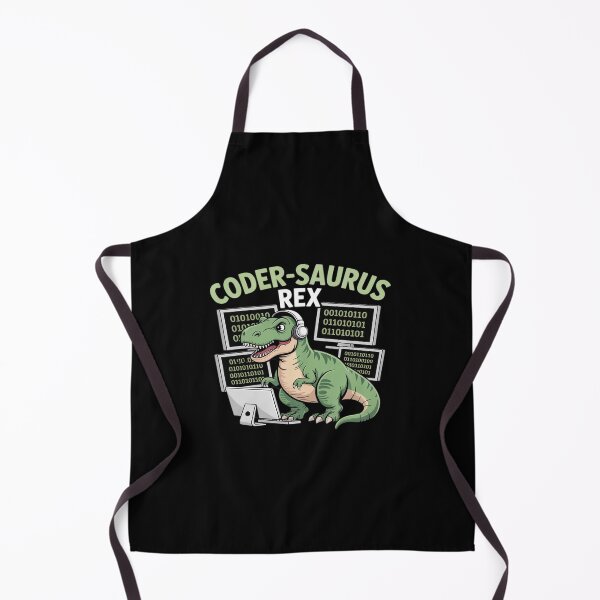 Item preview, Coder-saurus Rex Neon Dino Programmer Gear designed and sold by PeteHomenick.