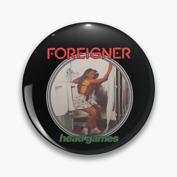 Item preview, Foreigner – Head Games Retro Cover Circle designed and sold by ketttitisandnon.