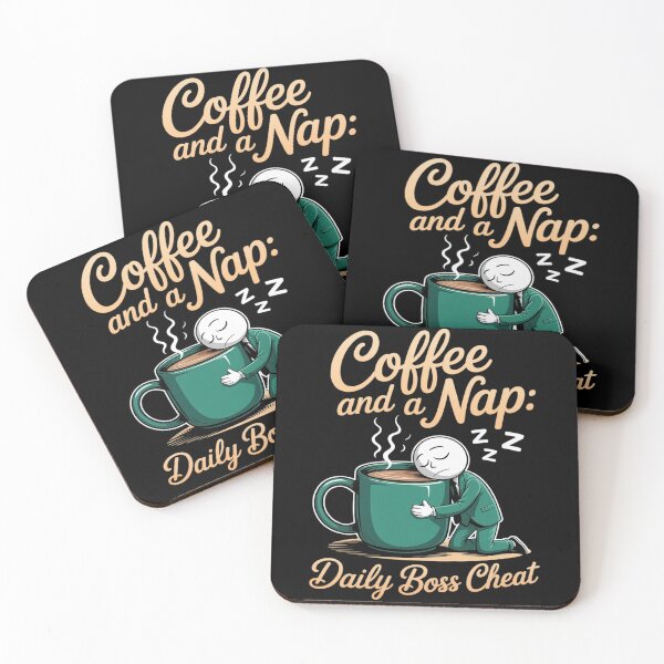 Item preview, Coffee and a Nap Daily Boss Cheat designed and sold by PeteHomenick.