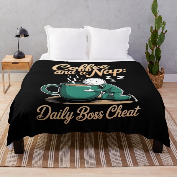 Item preview, Coffee and a Nap Daily Boss Cheat designed and sold by PeteHomenick.