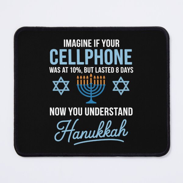 Item preview, Funny cellphone 8 days understand jewish Hanukkah Chanukah designed and sold by Sunset4Bones.
