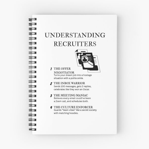 Item preview, Funny Recruiter Quotes – Perfect Gift for HR and Talent Pros designed and sold by PsyFlow35.