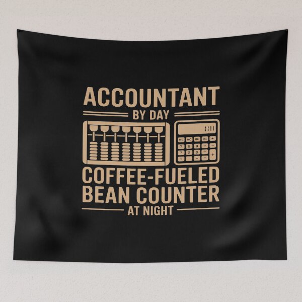 Item preview, Coffee Fueled Accountant Bean Counter Funny Office designed and sold by PeteHomenick.