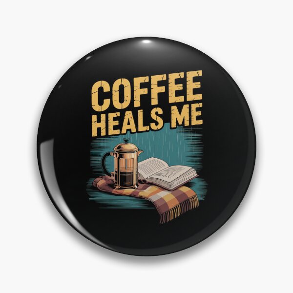 Artikelvorschau, Kaffee heilt mich – French Press – Gemütliches Regentag-Buch entworfen und verkauft von PeteHomenick.
