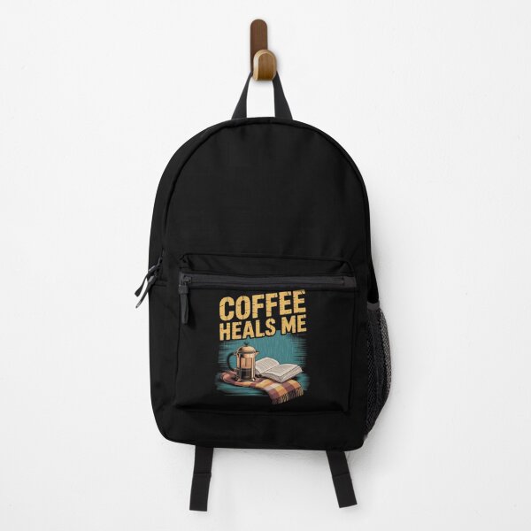 Item preview, Coffee Heals Me French Press Rainy Day Cozy Book designed and sold by PeteHomenick.