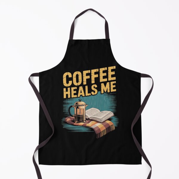 Item preview, Coffee Heals Me French Press Rainy Day Cozy Book designed and sold by PeteHomenick.