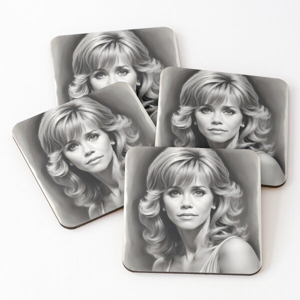 Item preview, Jane Fonda designed and sold by WorldofCharcoal.