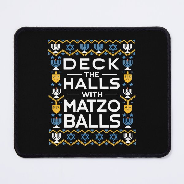 Item preview, Hanukkah Deck Hall With Matzo Ball Chanukah Jewish designed and sold by Sunset4Bones.