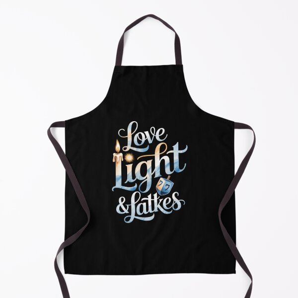 Item preview, Hanukkah Love Light Latkes Quote Jewish Chanukah Blue Candle designed and sold by Sunset4Bones.