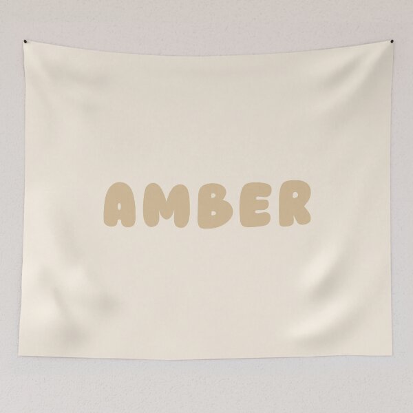 Item preview, Beige Amber – Minimalist Personalized Name Design designed and sold by karolinahinc.