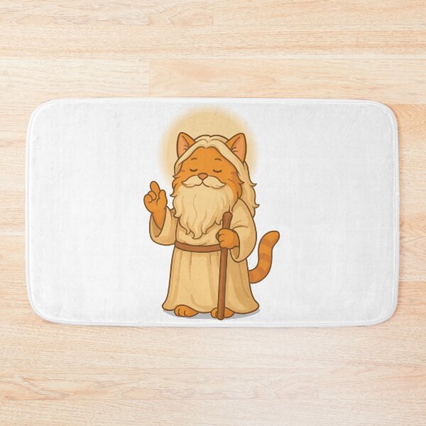 Item preview, The Wise Old Cat – Magical Cat Illustration designed and sold by PierrelyHO.