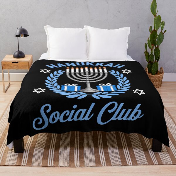 Item preview, Hanukkah Social Club Menorah Hanukkah Chanukah Christmas designed and sold by Sunset4Bones.