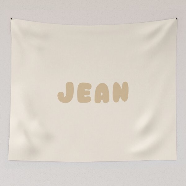 Item preview, Beige Jean – Minimalist Personalized Name Design designed and sold by karolinahinc.
