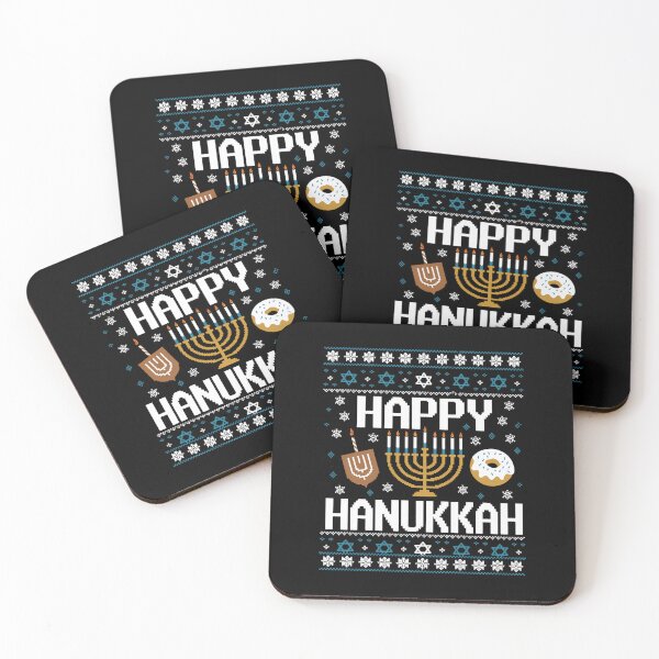 Item preview, Happy Hanukkah Menorah Dreidel Chanukah designed and sold by Sunset4Bones.
