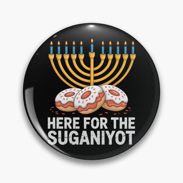 Item preview, Here For Sufganiyot Funny Hanukkah Chanukah designed and sold by Sunset4Bones.