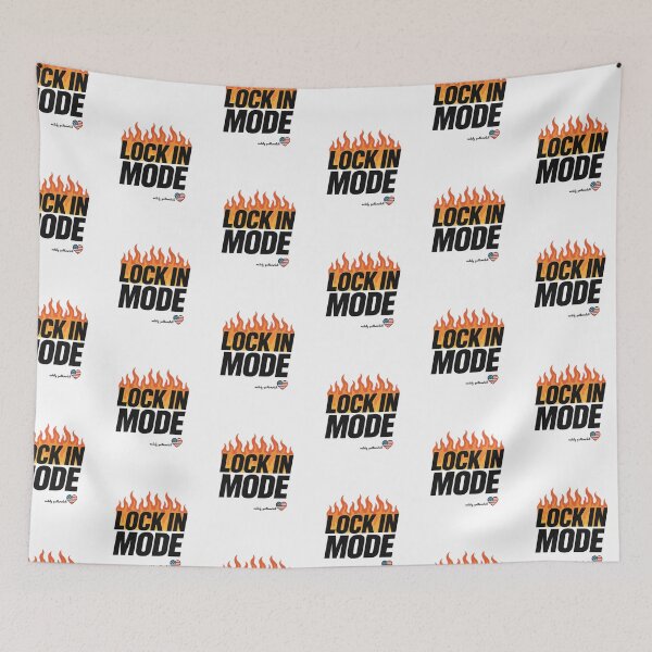 Item preview, LOCK IN MODE ? Motivational Hustle Design | Focus & Grind Mindset Shirt | Fire Flame Quote | USA Power Inspiration Graphic designed and sold by natalygattamelati.