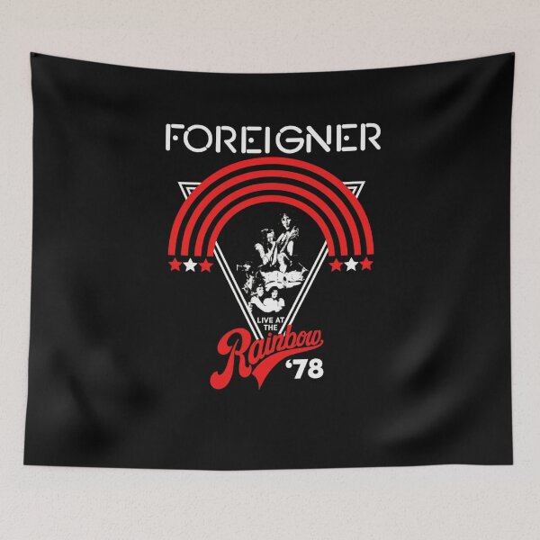 Item preview, Foreigner – Live at the Rainbow ’78 (Red Arc & Triangle) designed and sold by ketttitisandnon.