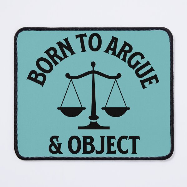 Item preview, Born To Argue And Object designed and sold by Primroaddesigns.