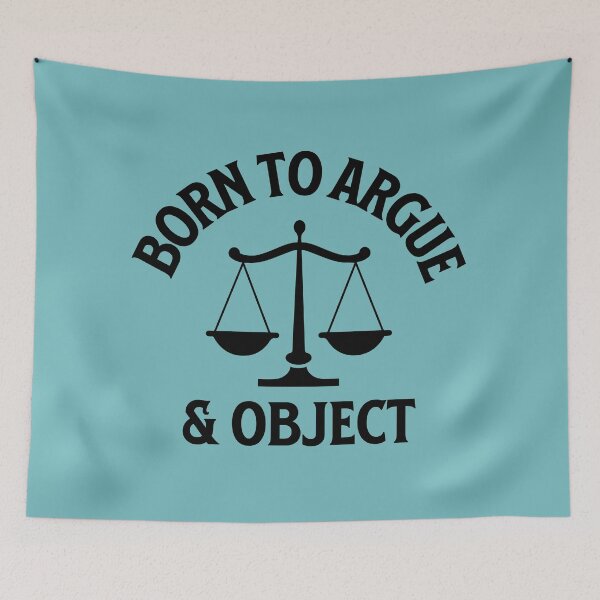 Item preview, Born To Argue And Object designed and sold by Primroaddesigns.