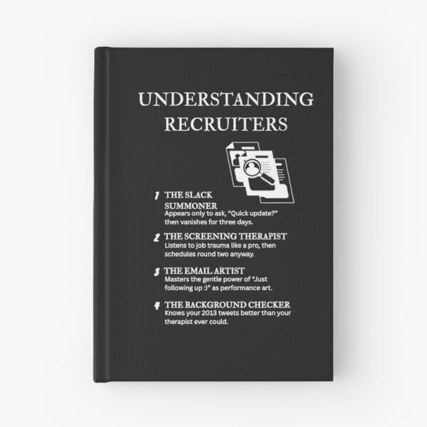 Item preview, Understanding Recruiters – The Job Matchmakers Nobody Understands – Black designed and sold by PsyFlow35.