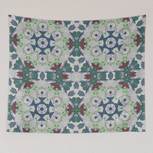 Item preview, Dainty Folk Flora  Pattern by Jenny Meehan 5 designed and sold by Jenny Meehan Art Prints and Patterns  .