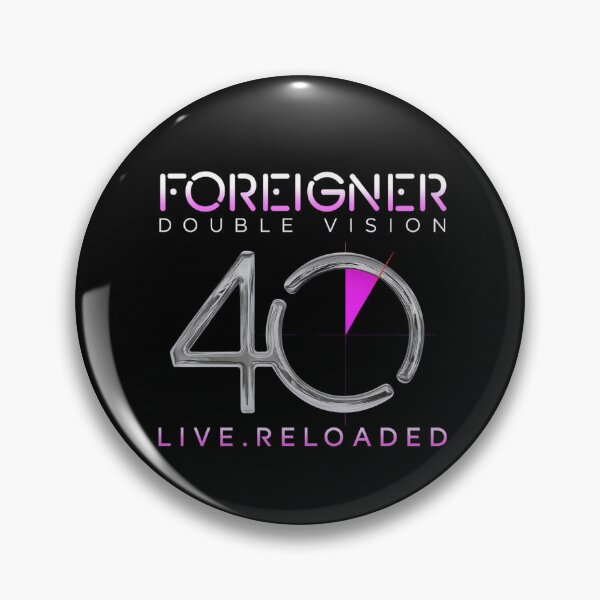 Item preview, Foreigner – Double Vision 40: Live Reloaded (Neon Chrome) designed and sold by ketttitisandnon.
