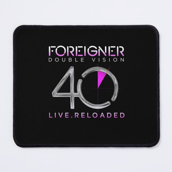 Item preview, Foreigner – Double Vision 40: Live Reloaded (Neon Chrome) designed and sold by ketttitisandnon.