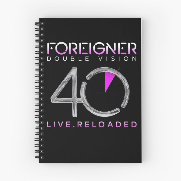 Item preview, Foreigner – Double Vision 40: Live Reloaded (Neon Chrome) designed and sold by ketttitisandnon.