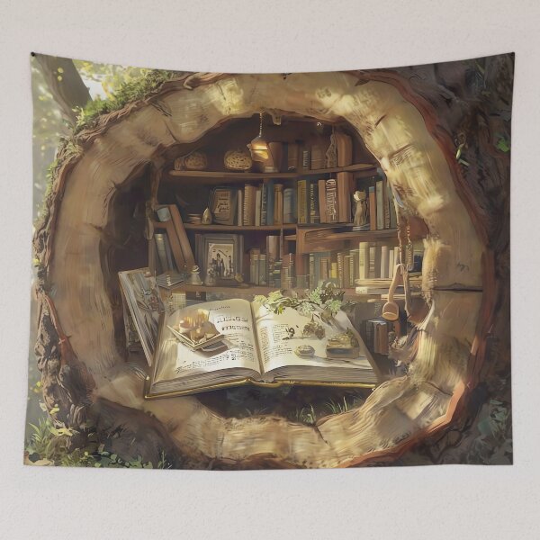 Item preview, Arboreal Library designed and sold by ONYX Pixee.