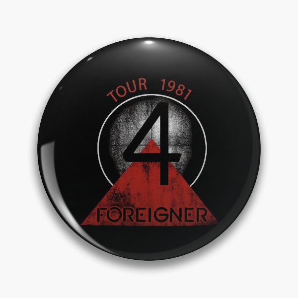 Item preview, Foreigner – Tour ’81–’82 “4” Sphere Logo designed and sold by ketttitisandnon.