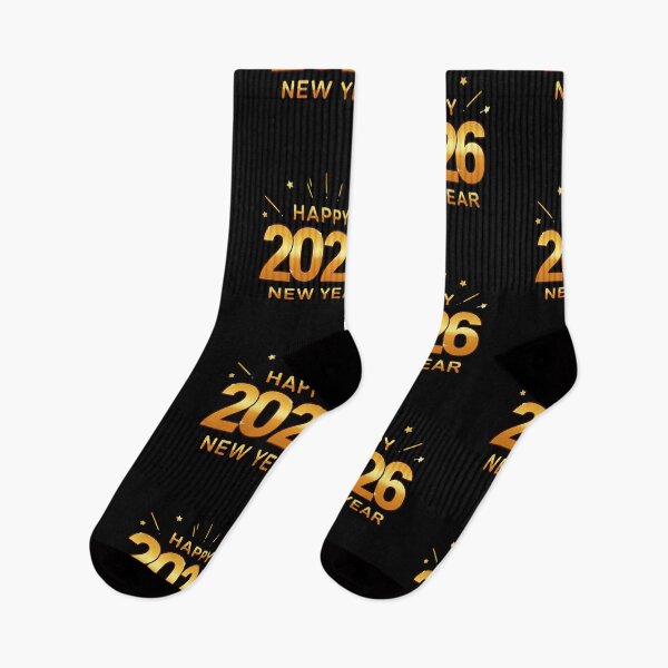 Item preview, Happy New Year 2026 – Festive 3D Gold Numbers Illustration with Sparkles and Stars designed and sold by PixelVibe782.