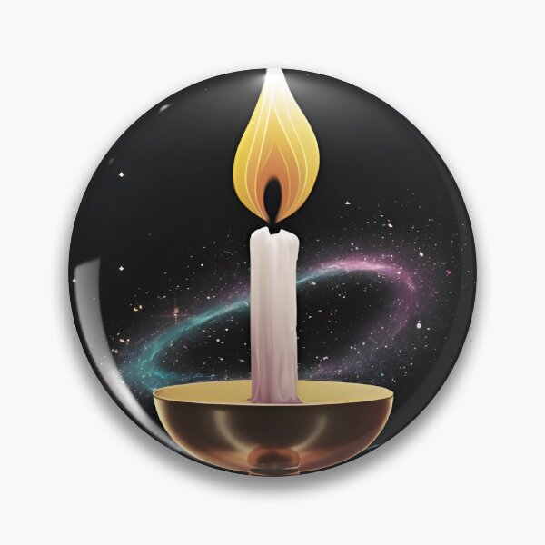 Item preview, candle flame light with black background designed and sold by denakh.