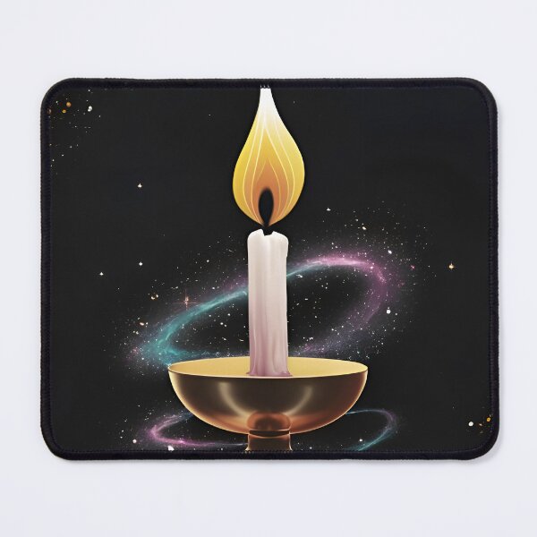 Item preview, candle flame light with black background designed and sold by denakh.