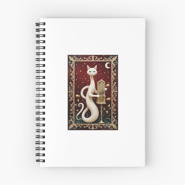 Item preview, Cream Cat Playing Organ Medieval Art designed and sold by PictorialWhimsy.