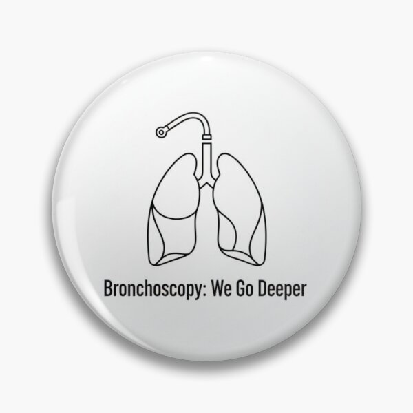 Item preview, Bronchoscopy – We Go Deeper | Funny Pulmonology Minimalist Design designed and sold by DodgeandBurn.