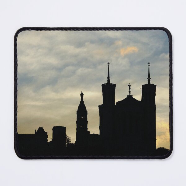 Item preview, Lyon City Silhouettes at Sunset  designed and sold by CarolinaReina.