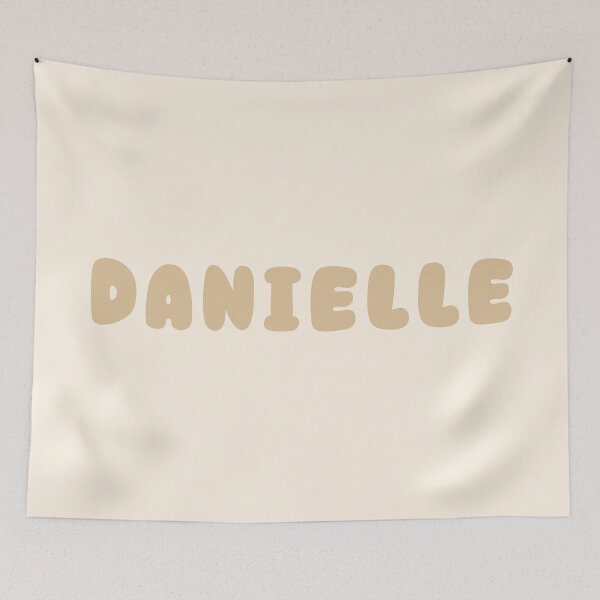 Item preview, Beige Danielle – Minimalist Personalized Name Design designed and sold by karolinahinc.