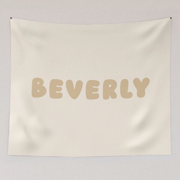 Item preview, Beige Beverly – Minimalist Personalized Name Design designed and sold by karolinahinc.